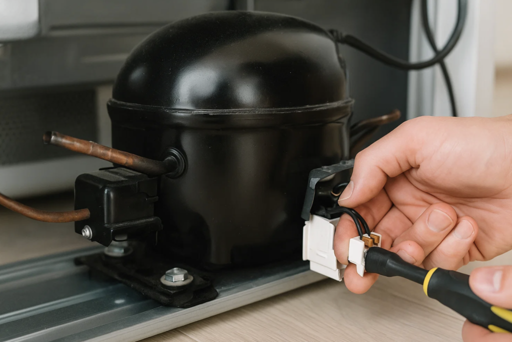 compressure issues fixed by fridge repair system